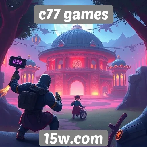 Avaliação dos gráficos e jogabilidade dos jogos C77 Games